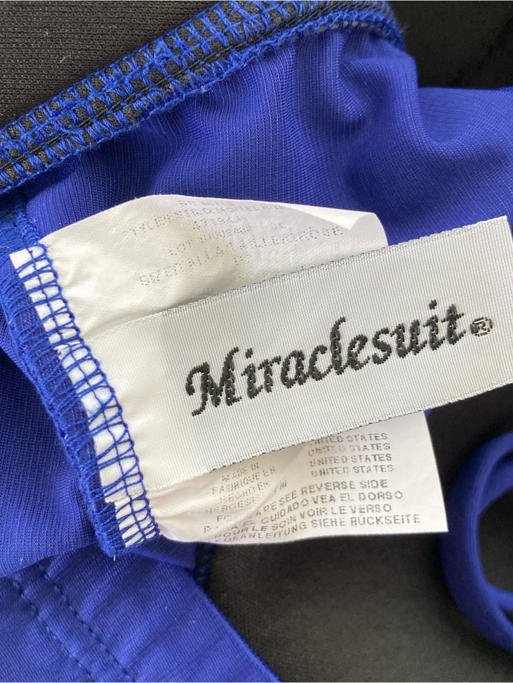 Miraclesuit Rock Solid‎ Madrid Bandeau One Piece Swimsuit - Picture 10 of 15